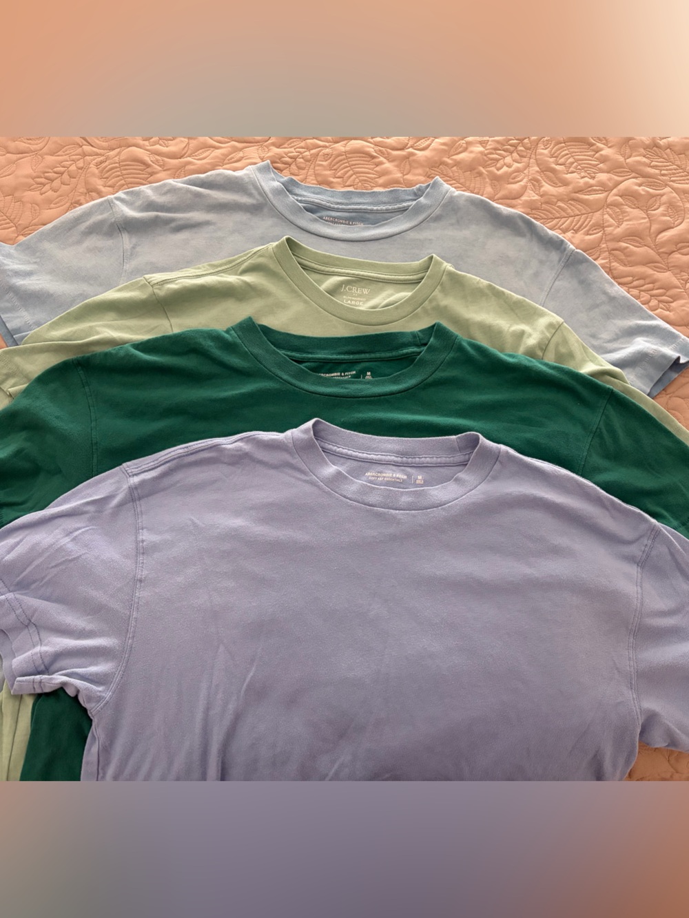Bundle Deal! Abercrombie (3) & J. Crew (1) Men's Crewneck Tees